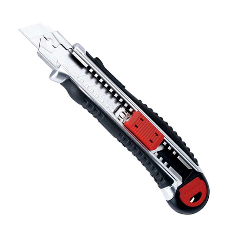 Retractable Box Cutter Utility Knife Zinc-Alloy Heavy Duty 18mm